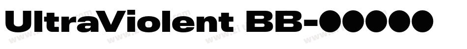 UltraViolent BB字体转换